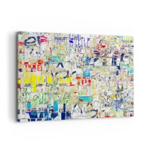 Lærredstryk - Billede på lærred - Simpelthen en fryd for øjet - 100x70 cm