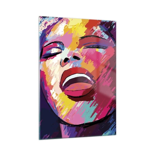 Billede på glas - Syng hele livet - 50x70 cm