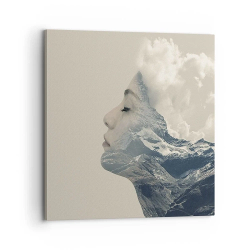 Lærredstryk - Billede på lærred - Skønheden ved elementerne - 70x70 cm