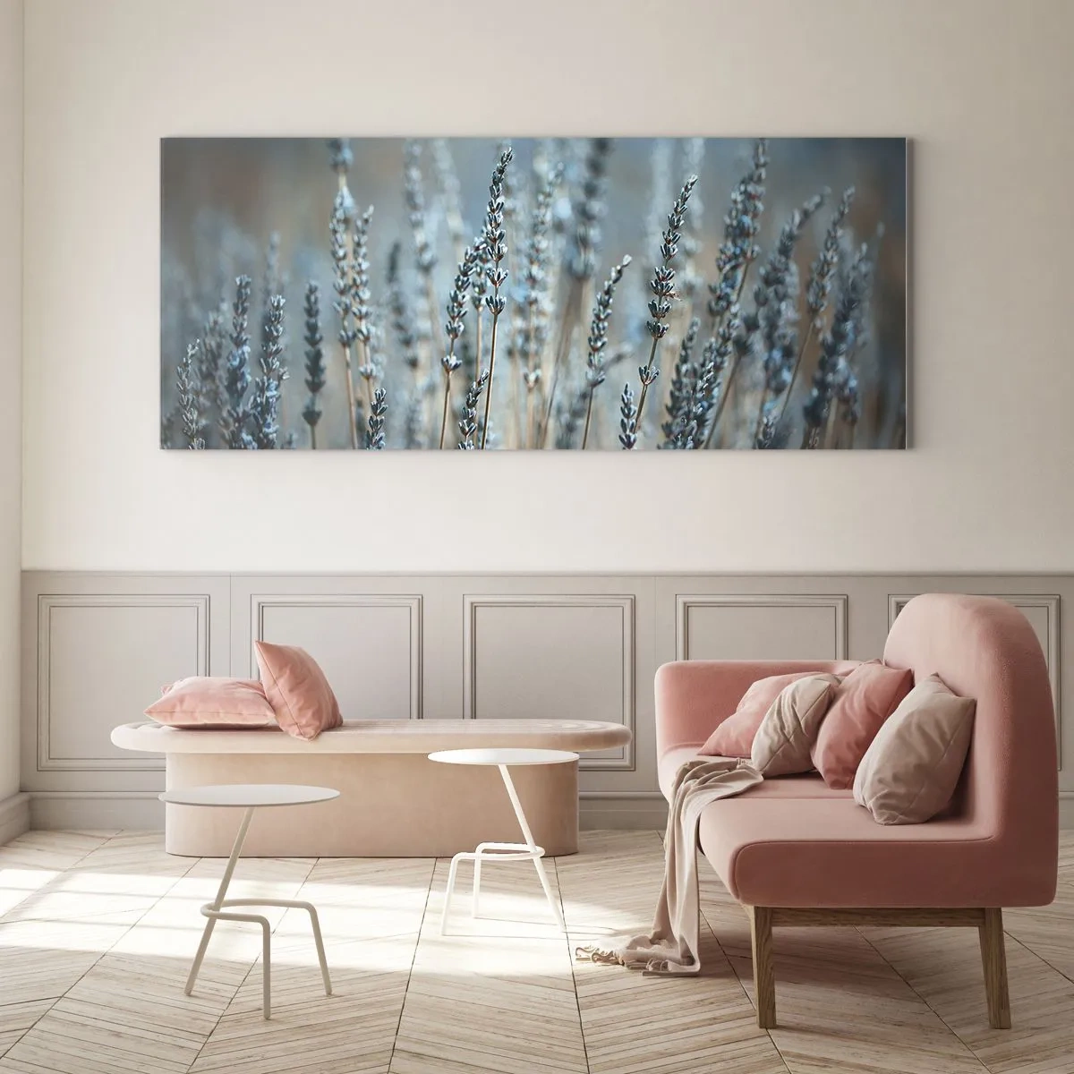 Billede på glas - Duftende plet - 120x50 cm