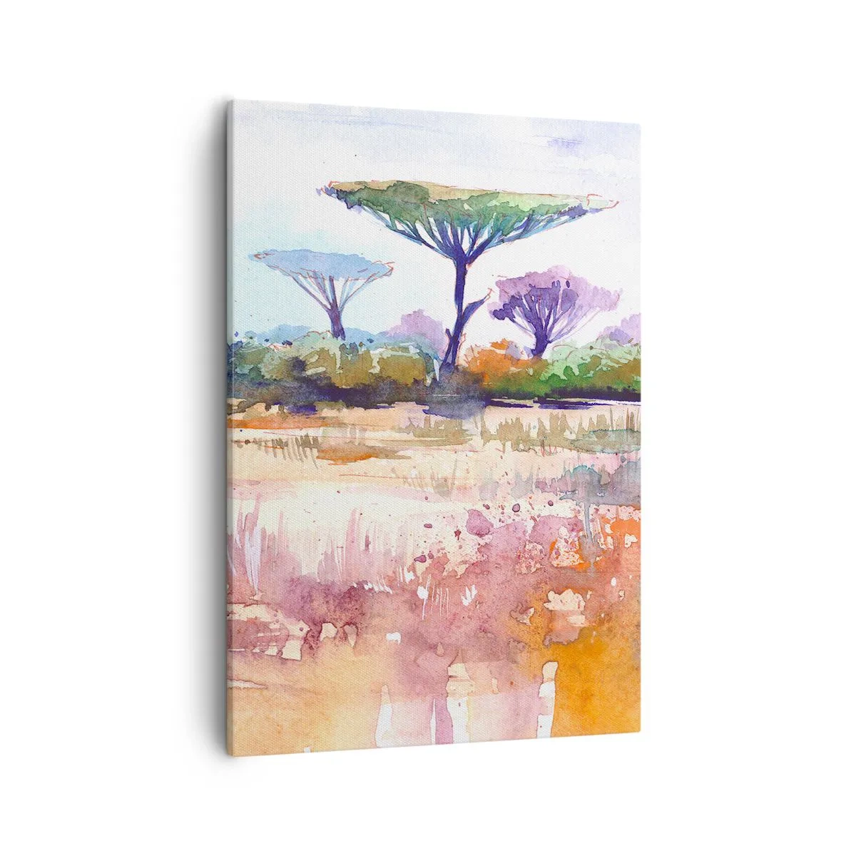 Lærredstryk - Billede på lærred - Savannens farver - 50x70 cm