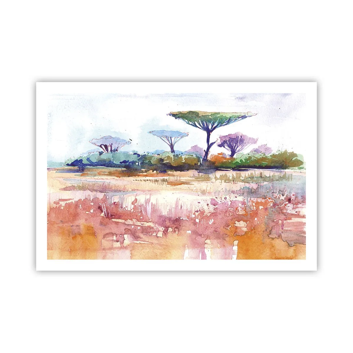 Plakat - Savannens farver - 91x61 cm