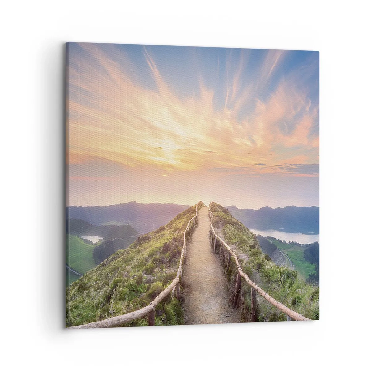 Lærredstryk - Billede på lærred - Tæt på himlen - 50x50 cm