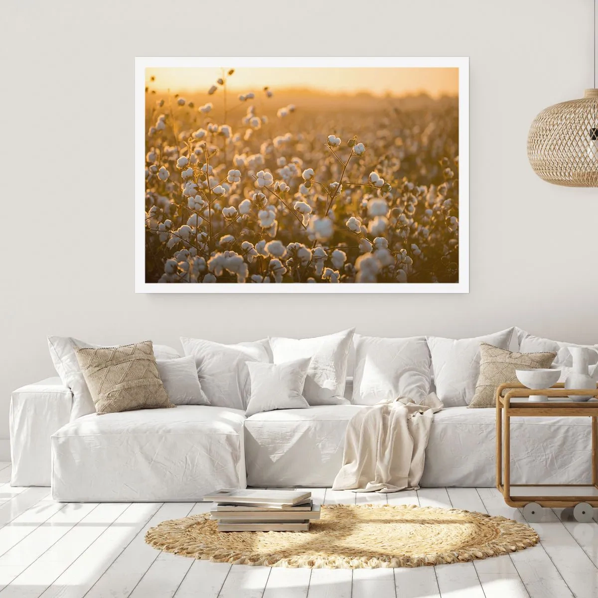 Plakat - Et luftigt felt - 100x70 cm