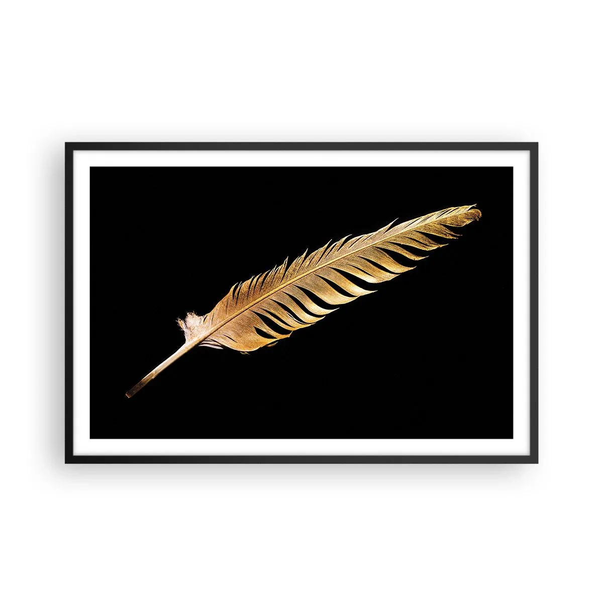 Plakat i sort ramme - Det er ikke nogen ringe præstation, at den... - 91x61 cm