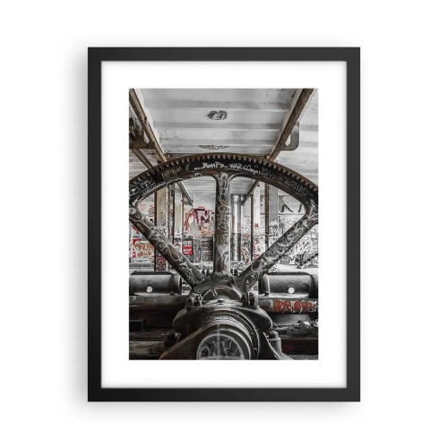 Plakat i sort ramme - Fabrikkens hemmelige liv - 30x40 cm