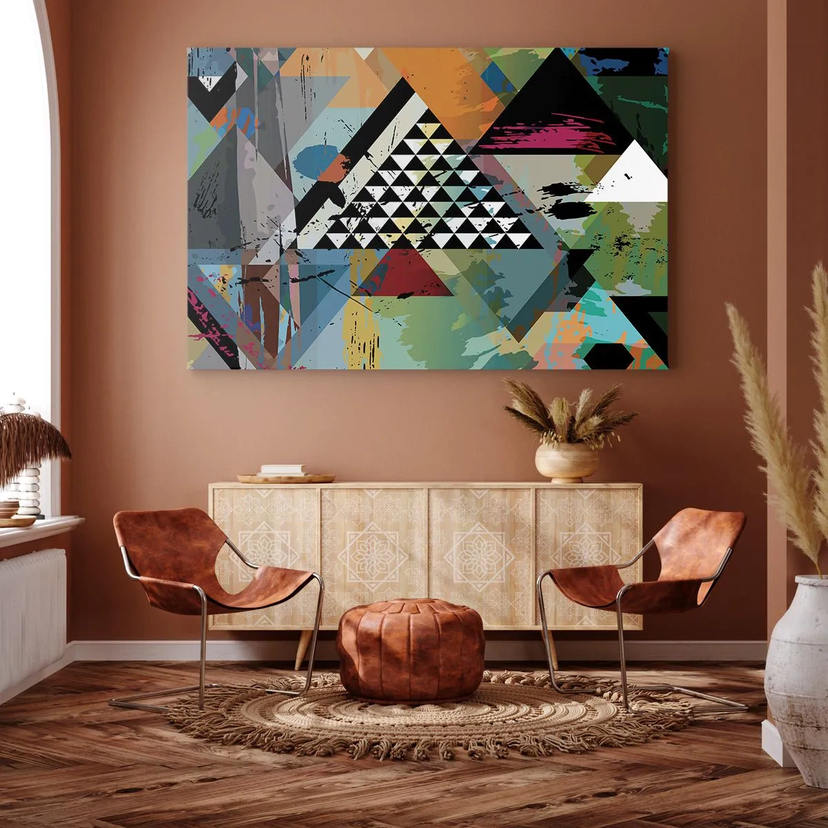 Lærredstryk - Billede på lærred - Hvor enkelt - 100x70 cm