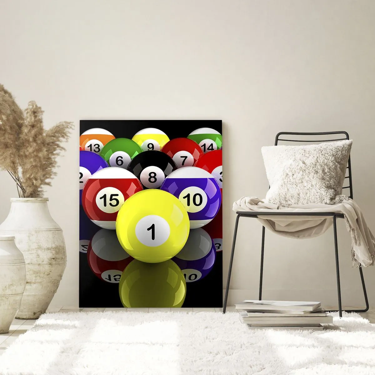 Billede på glas - Forskellige farver af leg - 80x120 cm