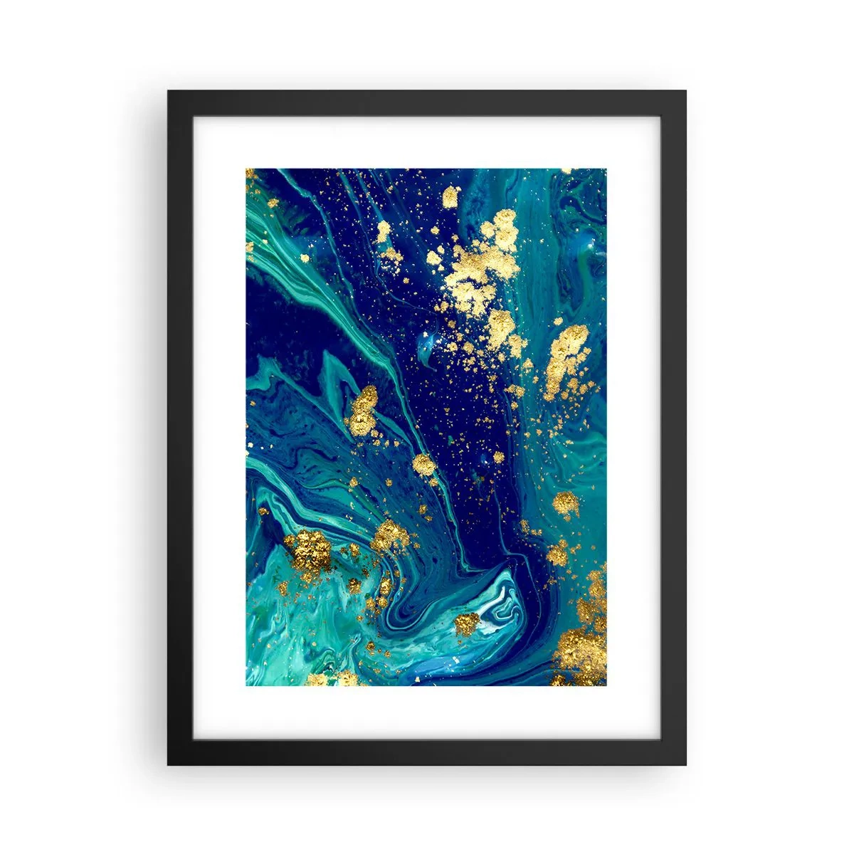 Plakat i sort ramme - Solblade  - 30x40 cm