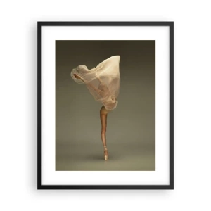 Plakat i sort ramme - Den er ved at flyve - 40x50 cm