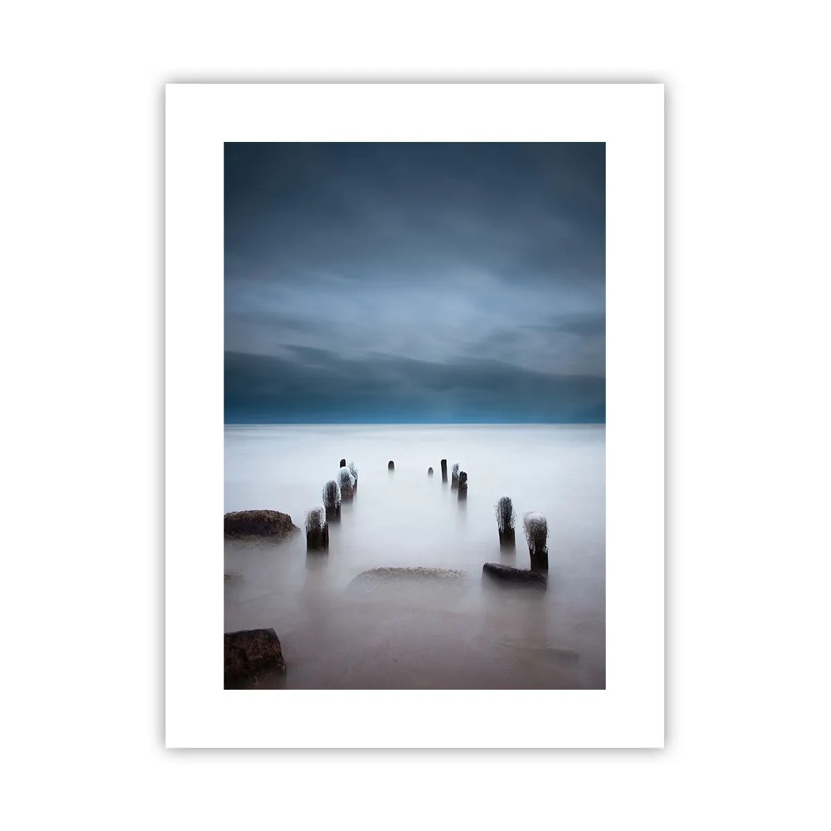 Plakat - En betænksom sø - 30x40 cm