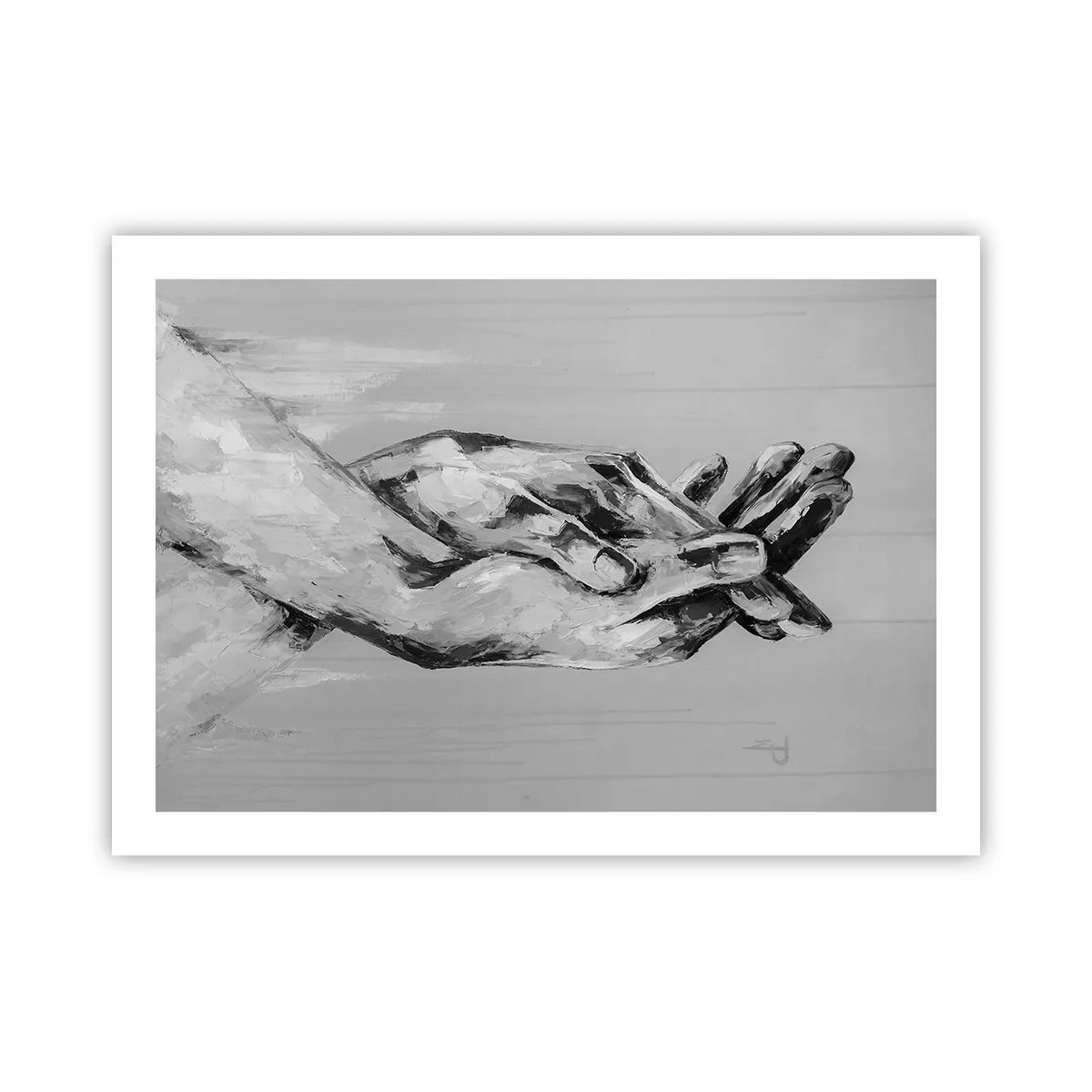 Plakat - Begyndelsen ... - 70x50 cm