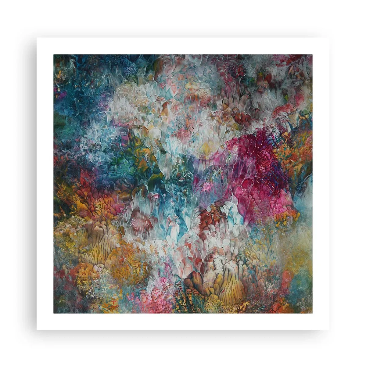 Plakat - I fuldt flor - 60x60 cm