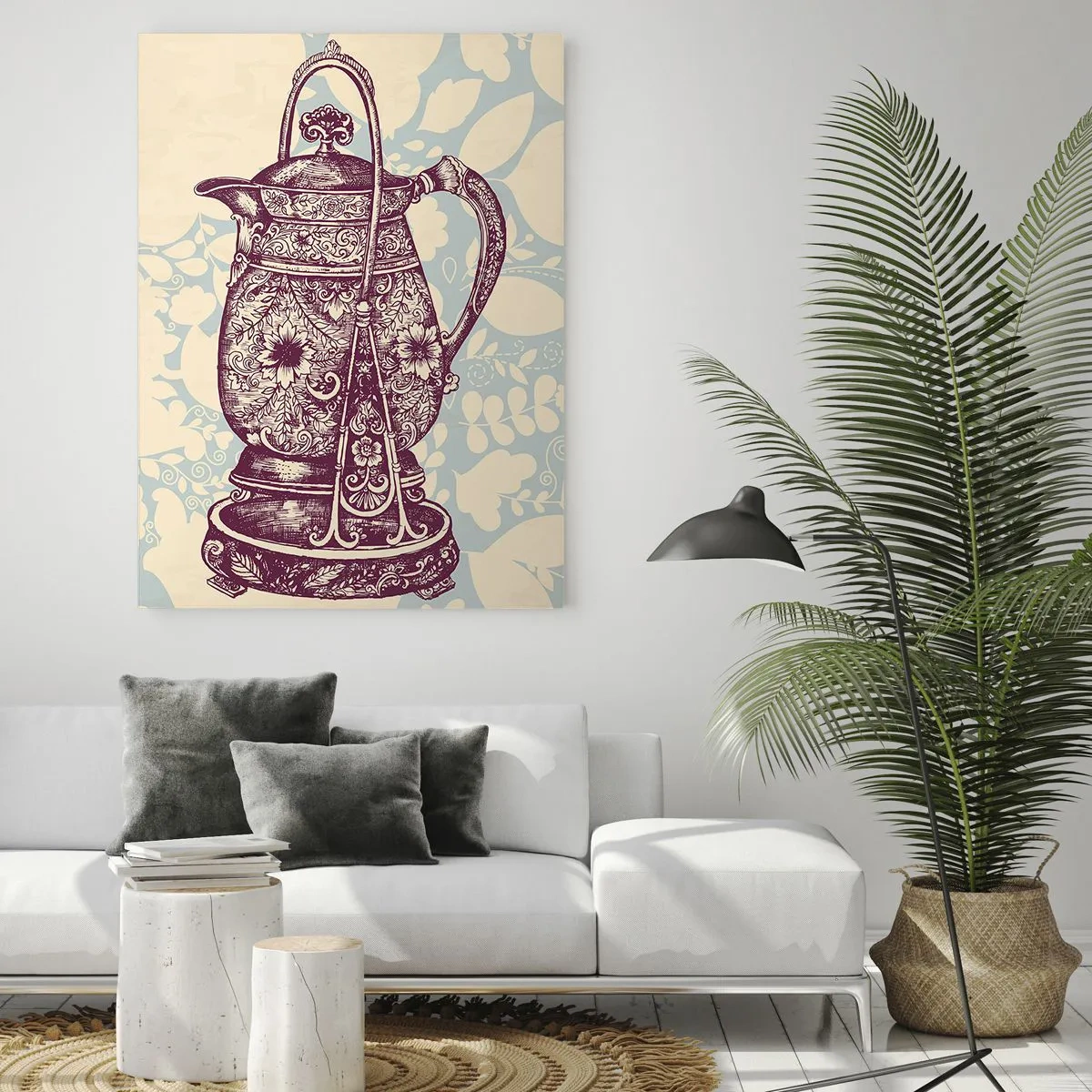 Billede på glas - Skønheden i hverdagslivet - 80x120 cm