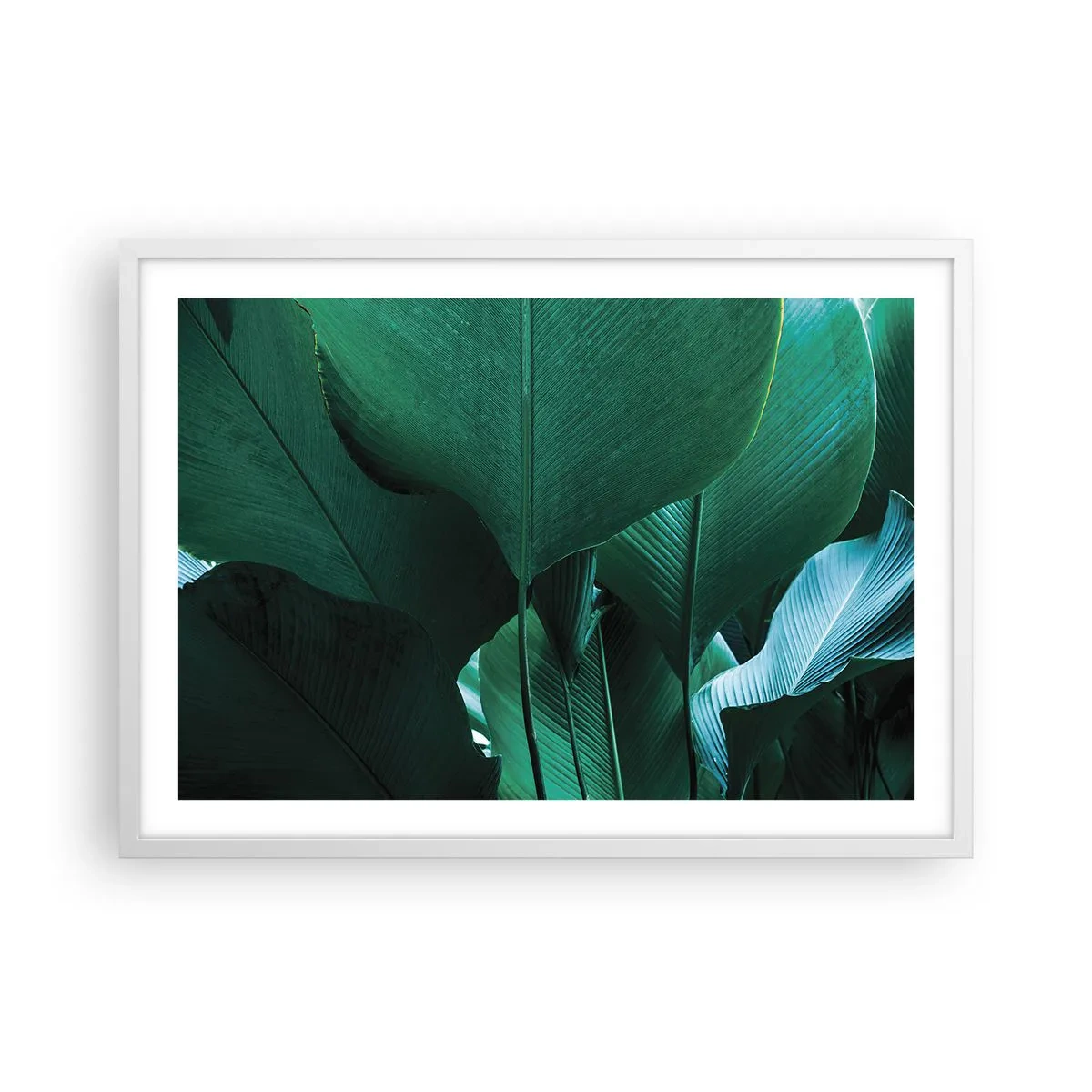 Plakat i hvid ramme - Mod lyset - 70x50 cm