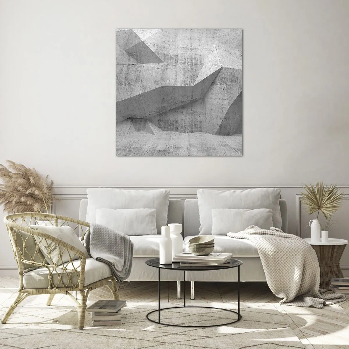 Billede på glas - En ægte udfordring - 50x50 cm