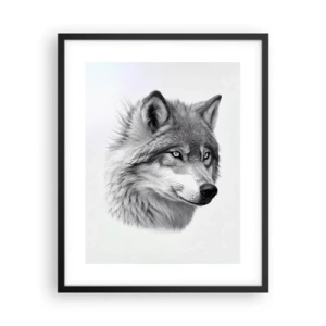 Plakat i sort ramme - Alpha - uden tvivl - 40x50 cm