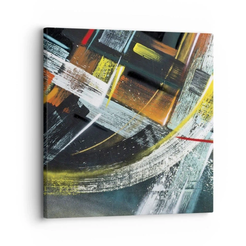 Lærredstryk - Billede på lærred - Bevægelsesenergi - 30x30 cm