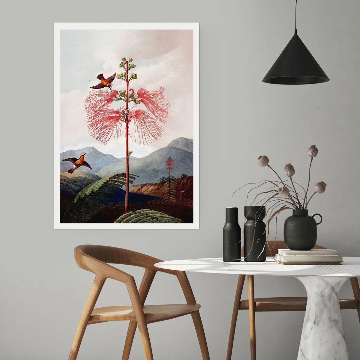 Plakat - I et tropisk paradis - 61x91 cm