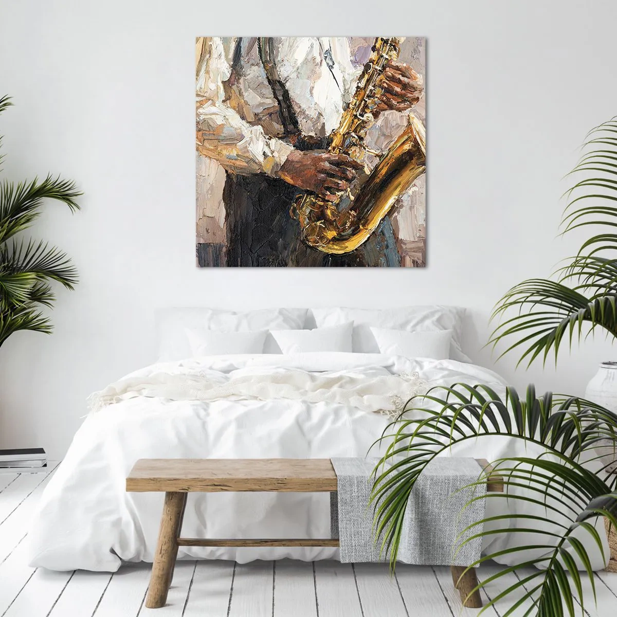 Lærredstryk - Billede på lærred - Tid til at gå solo - 30x30 cm