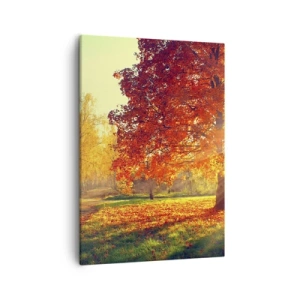 Lærredstryk - Billede på lærred - Rød er smuk - 50x70 cm