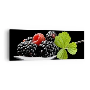Lærredstryk - Billede på lærred - Smag af friskhed - 140x50 cm