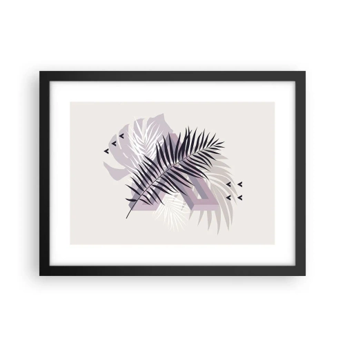 Plakat i sort ramme - Skygge af en skygge - 40x30 cm