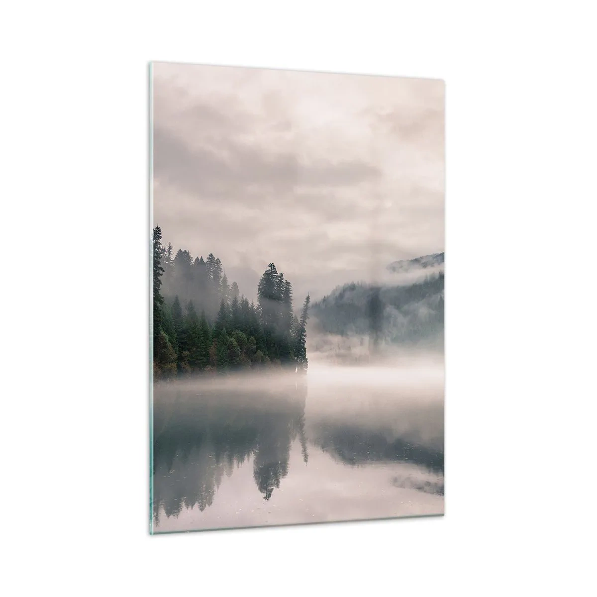 Billede på glas - I drømmen, i tågen - 50x70 cm