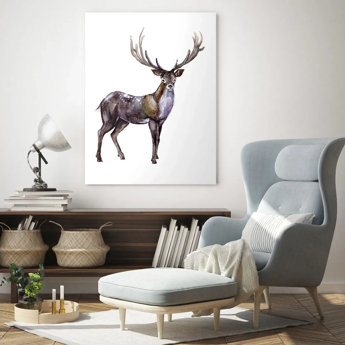 Billede på glas - Kongen af den nordlige ødemark - 70x100 cm