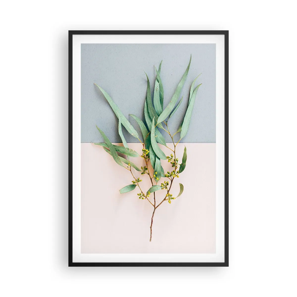 Plakat i sort ramme - Pastelfarvernes subtilitet - 61x91 cm
