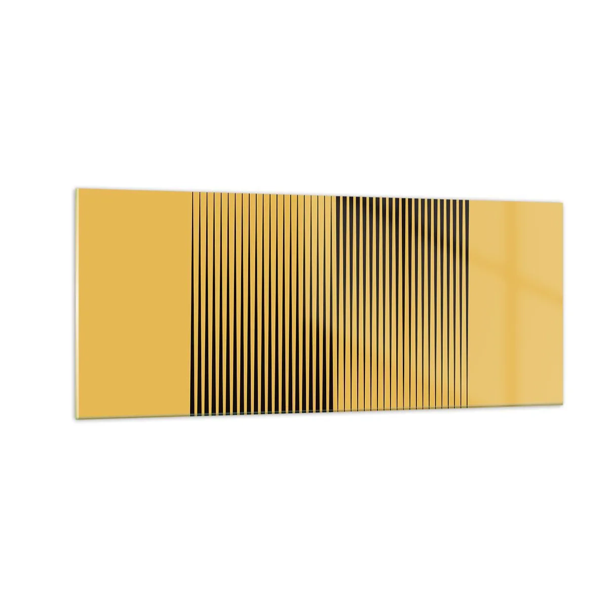 Billede på glas - Modsætningernes kvadrat - 100x40 cm