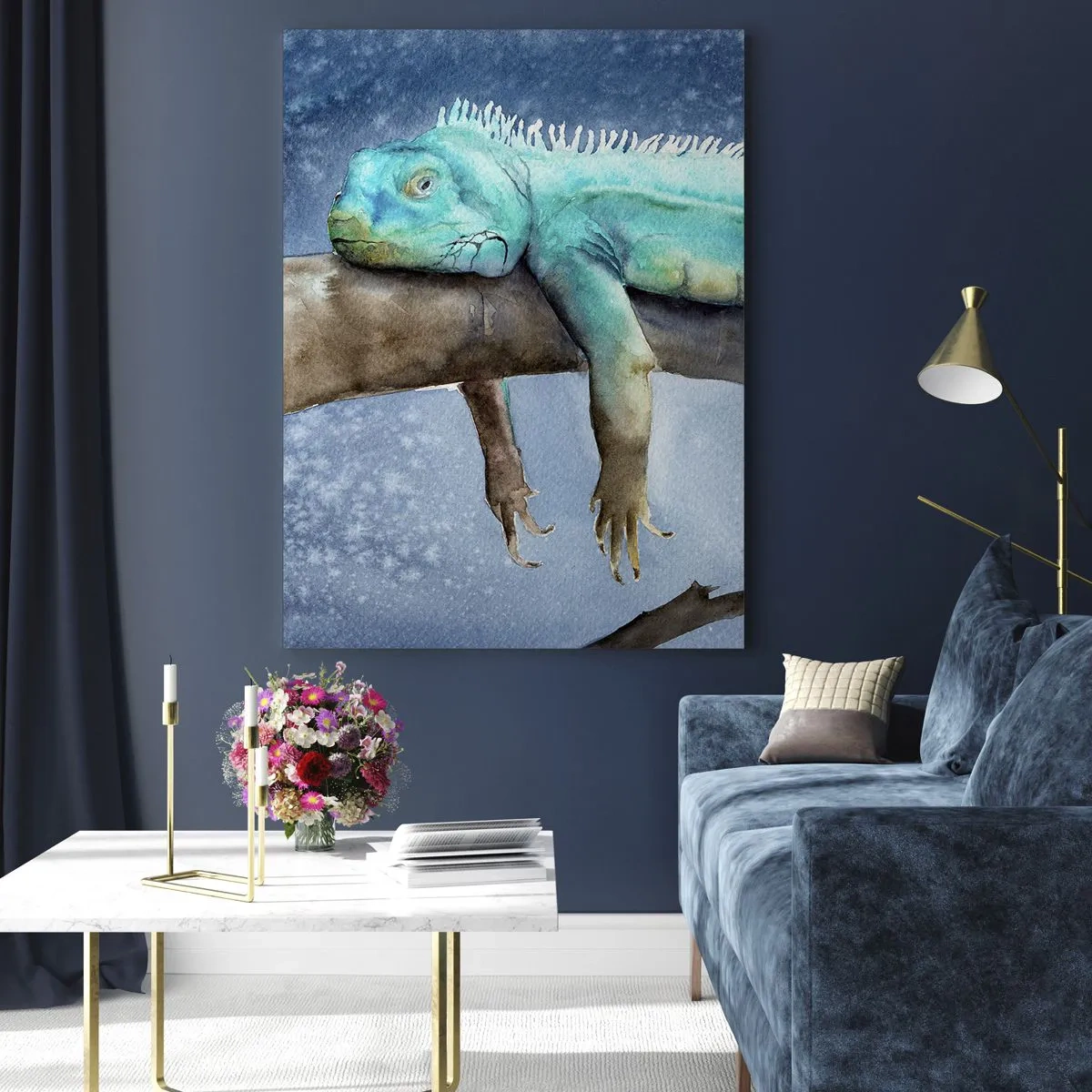 Billede på glas - Det er godt! - 80x120 cm