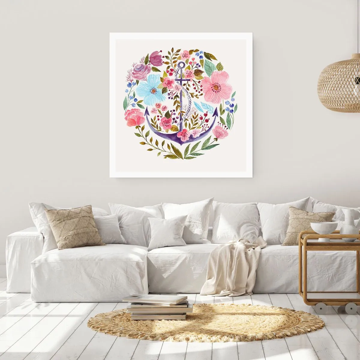 Plakat - En sømands gode nattesøvn - 40x40 cm