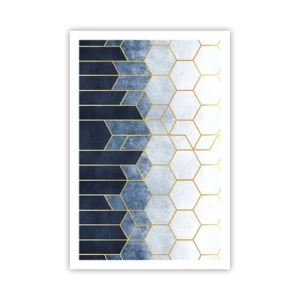 Plakat - Komposition i synkoperet rytme - 61x91 cm