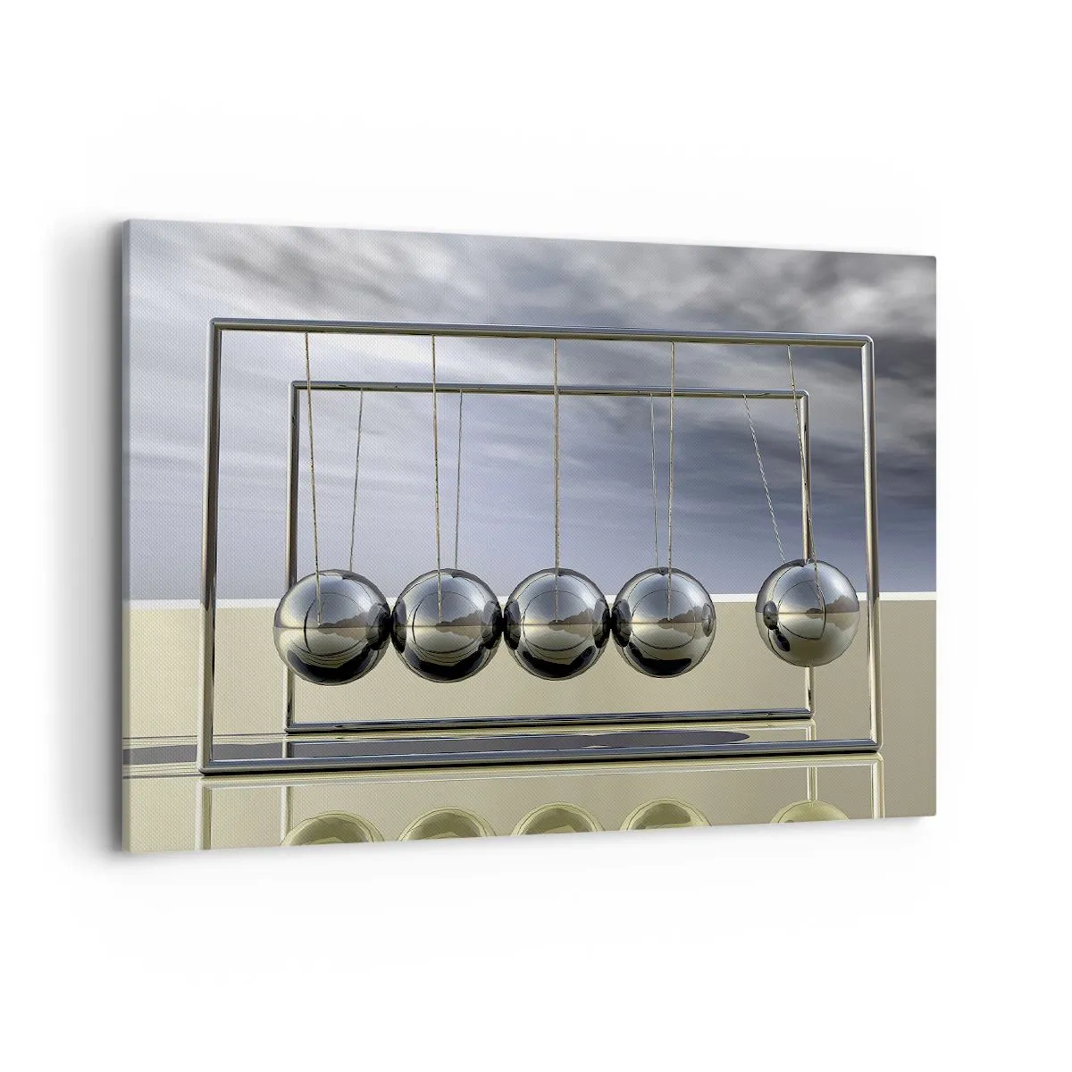 Lærredstryk - Billede på lærred - Verdens energi - 100x70 cm