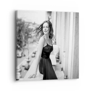 Lærredstryk - Billede på lærred - Bestemt en pariser - 40x40 cm