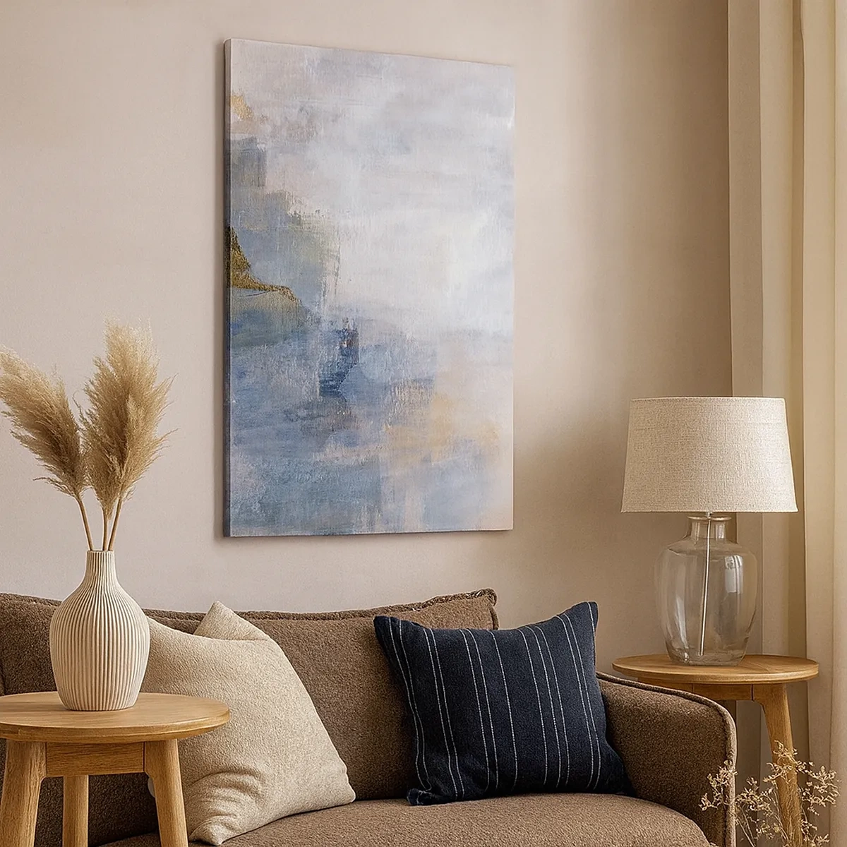 Lærredstryk - Billede på lærred - Farvetoner og akkorder - 50x70 cm