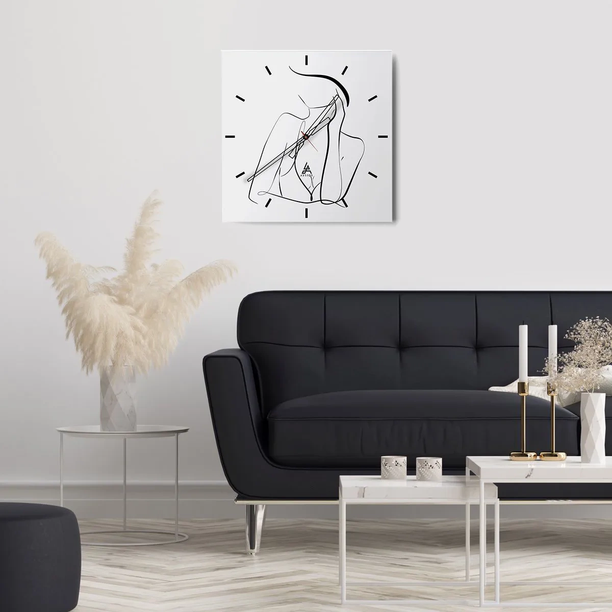 Vægur, Uret - På bølgen af en drøm - 40x40 cm