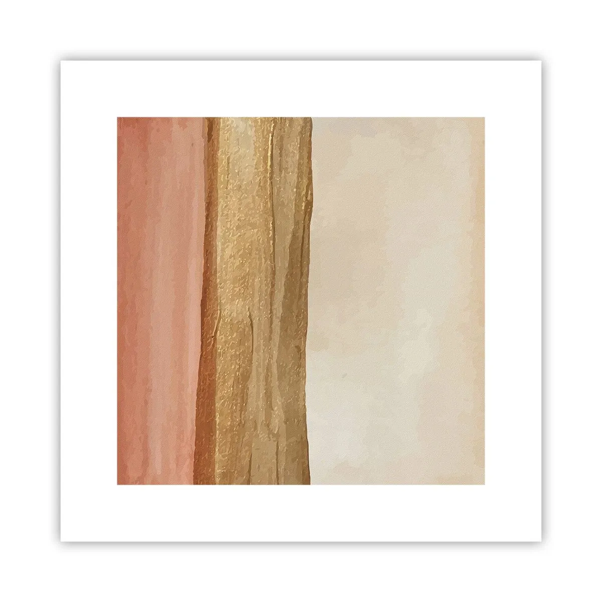 Plakat - Lodret sammensætning - 30x30 cm