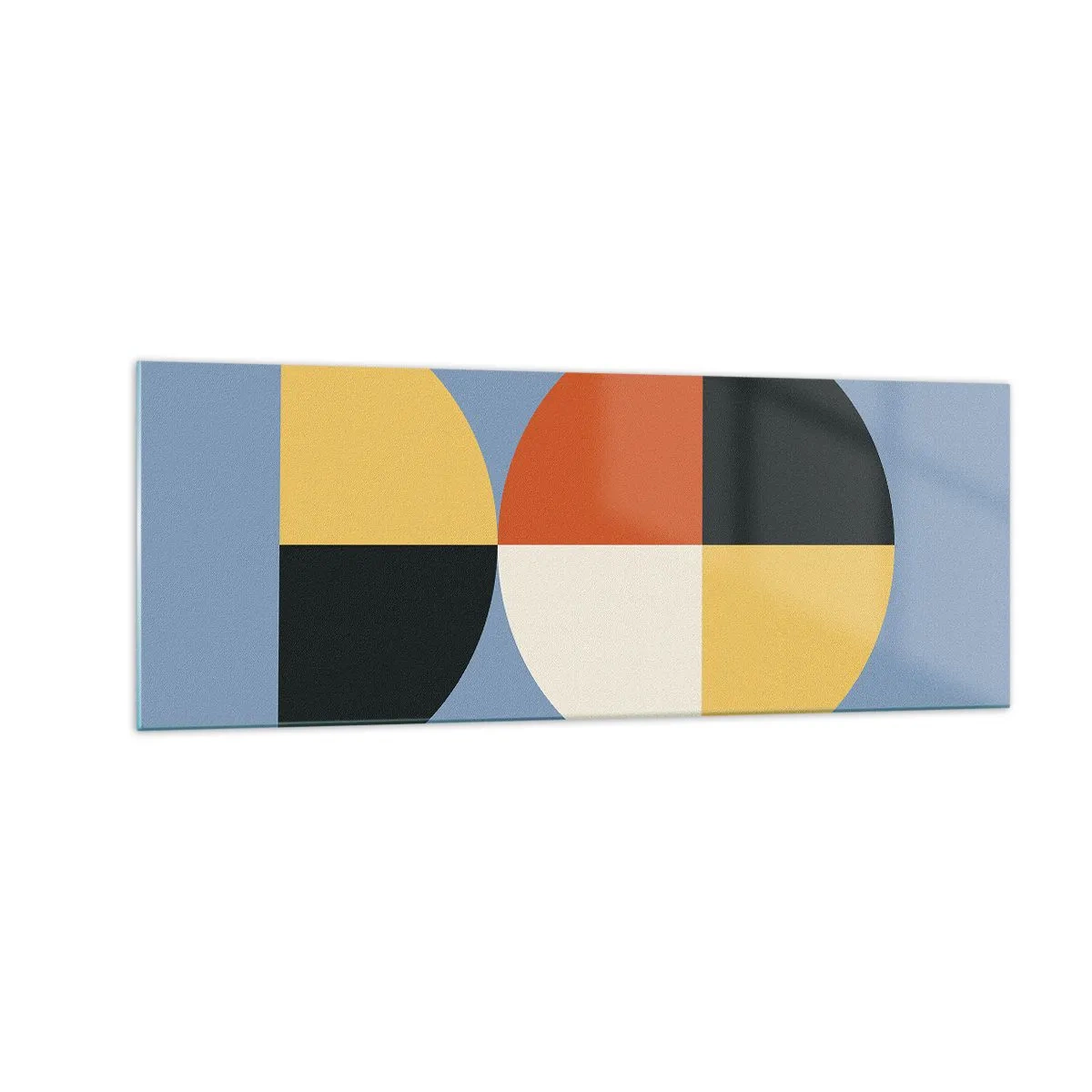 Billede på glas - Se og tæl - 140x50 cm