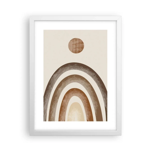 Plakat i hvid ramme - I en galakse langt, langt væk - 30x40 cm