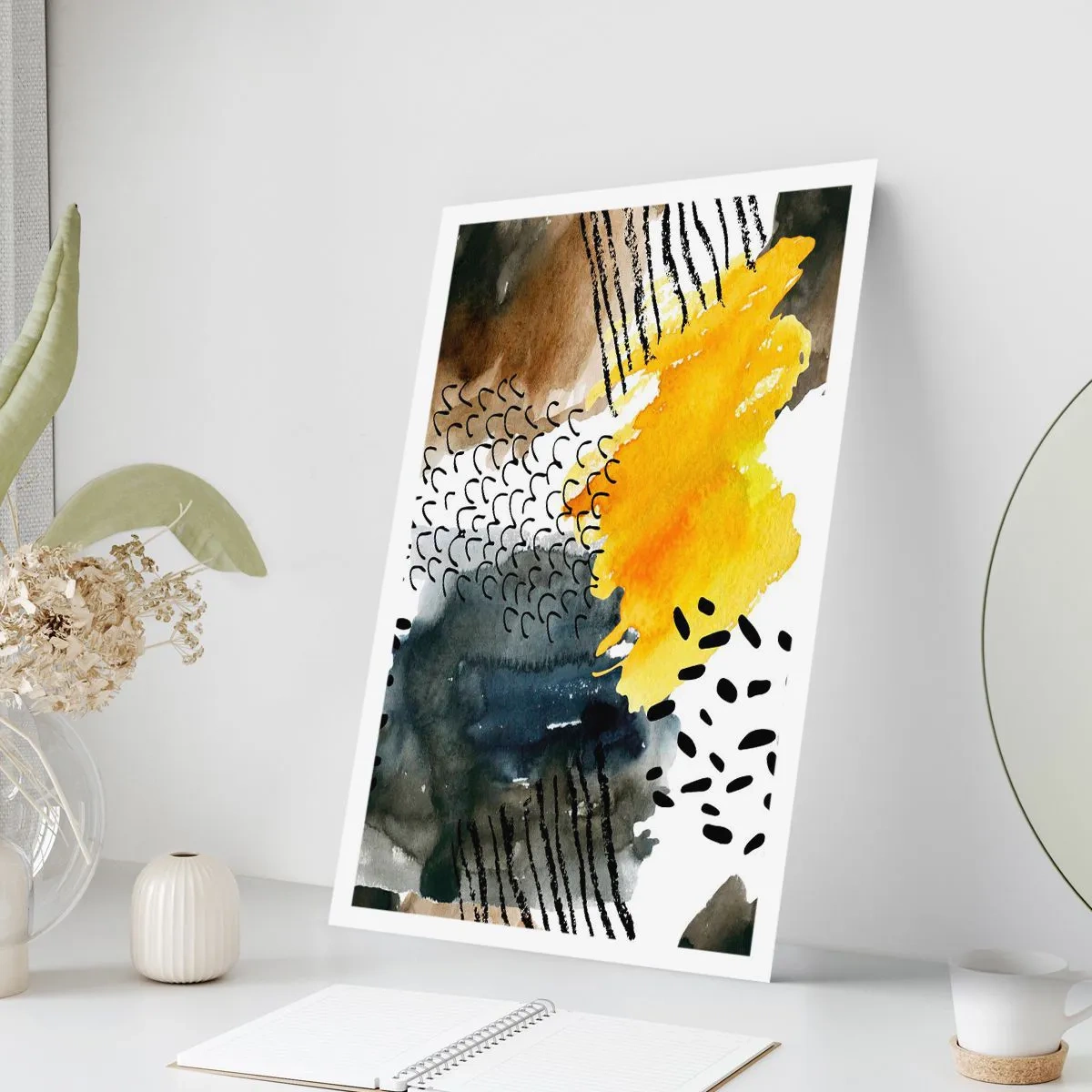 Plakat - Et møde mellem elementerne - 30x40 cm