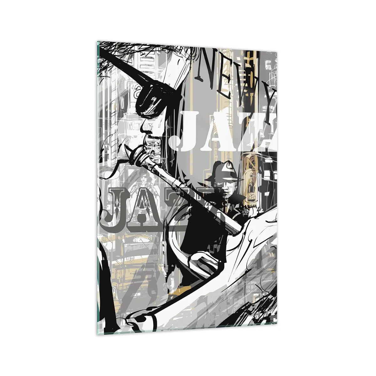 Billede på glas - Til New Yorks rytme - 70x100 cm