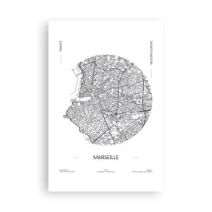 Plakat - Marseilles anatomi - 61x91 cm