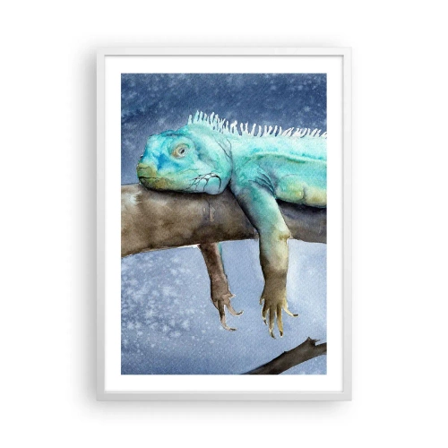 Plakat i hvid ramme - Det er godt! - 50x70 cm