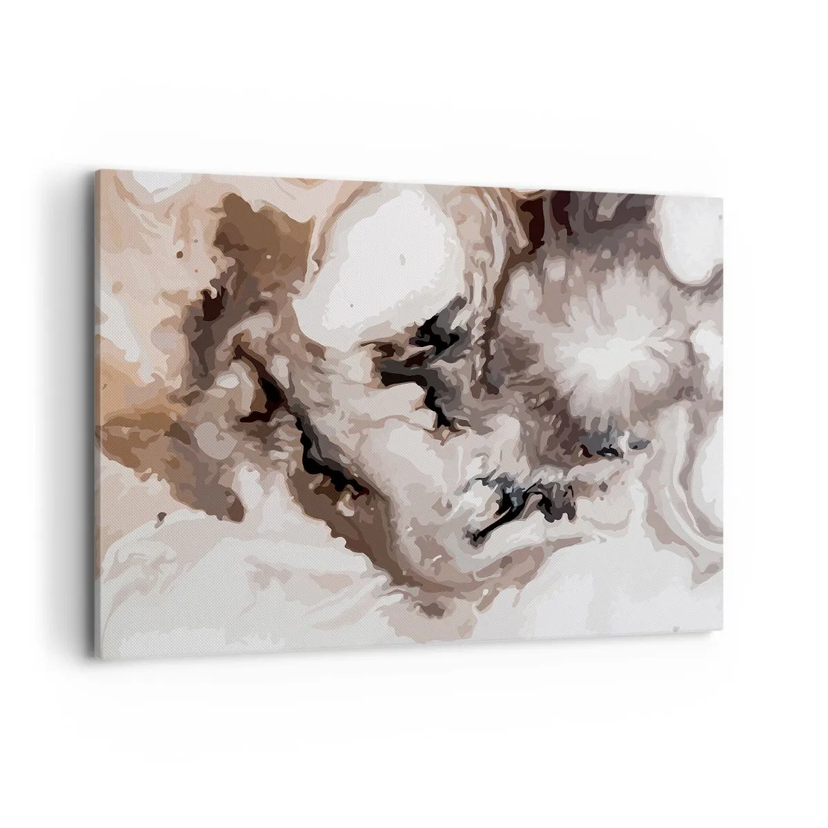 Lærredstryk - Billede på lærred - En galakses fødsel - 100x70 cm