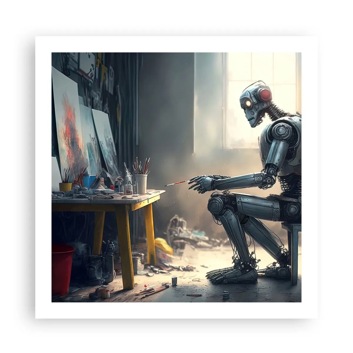 Plakat - Den skabende handling - 60x60 cm