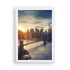 Plakat i hvid ramme - Et monument til vestlig kultur - 70x100 cm