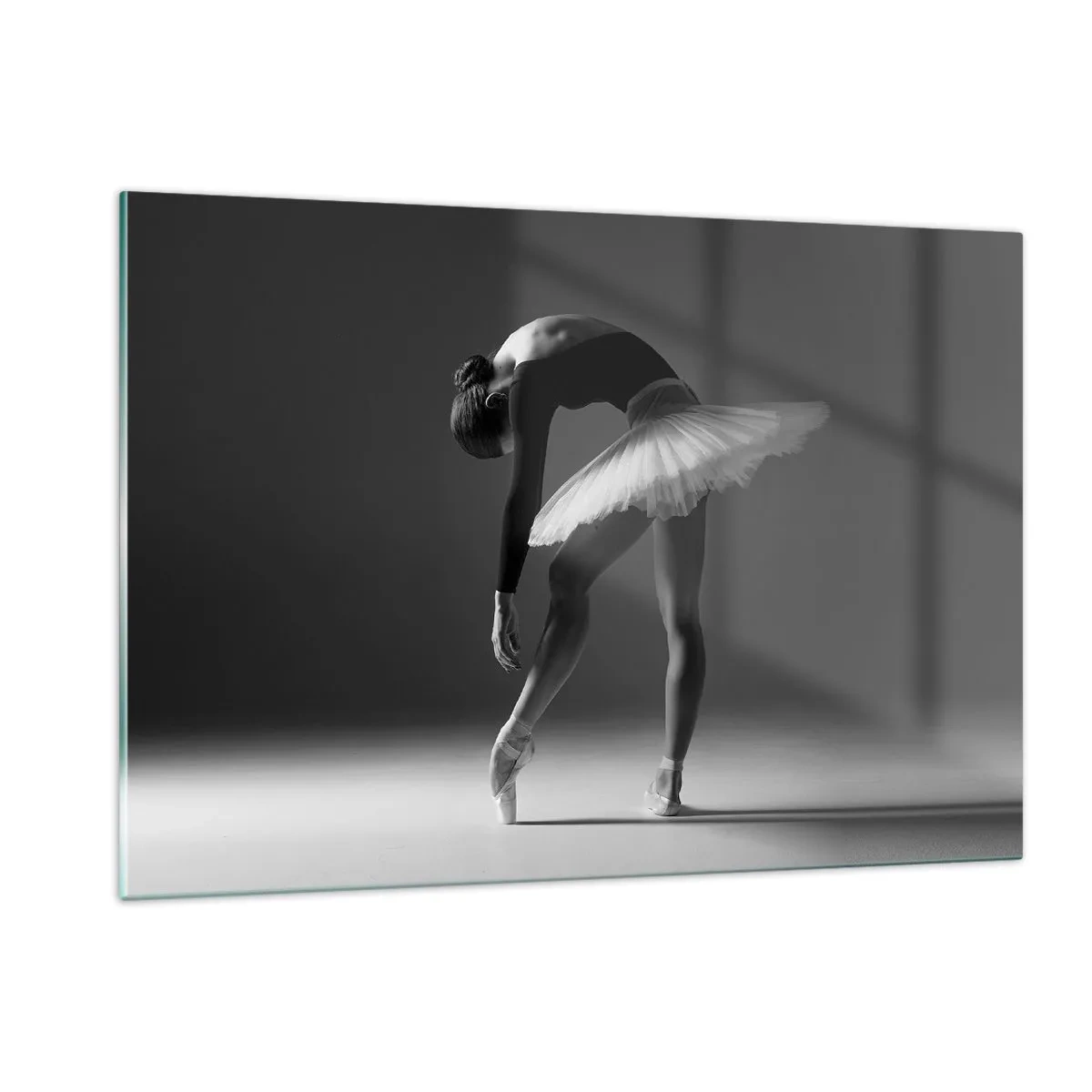 Billede på glas - Bella balerina - 120x80 cm