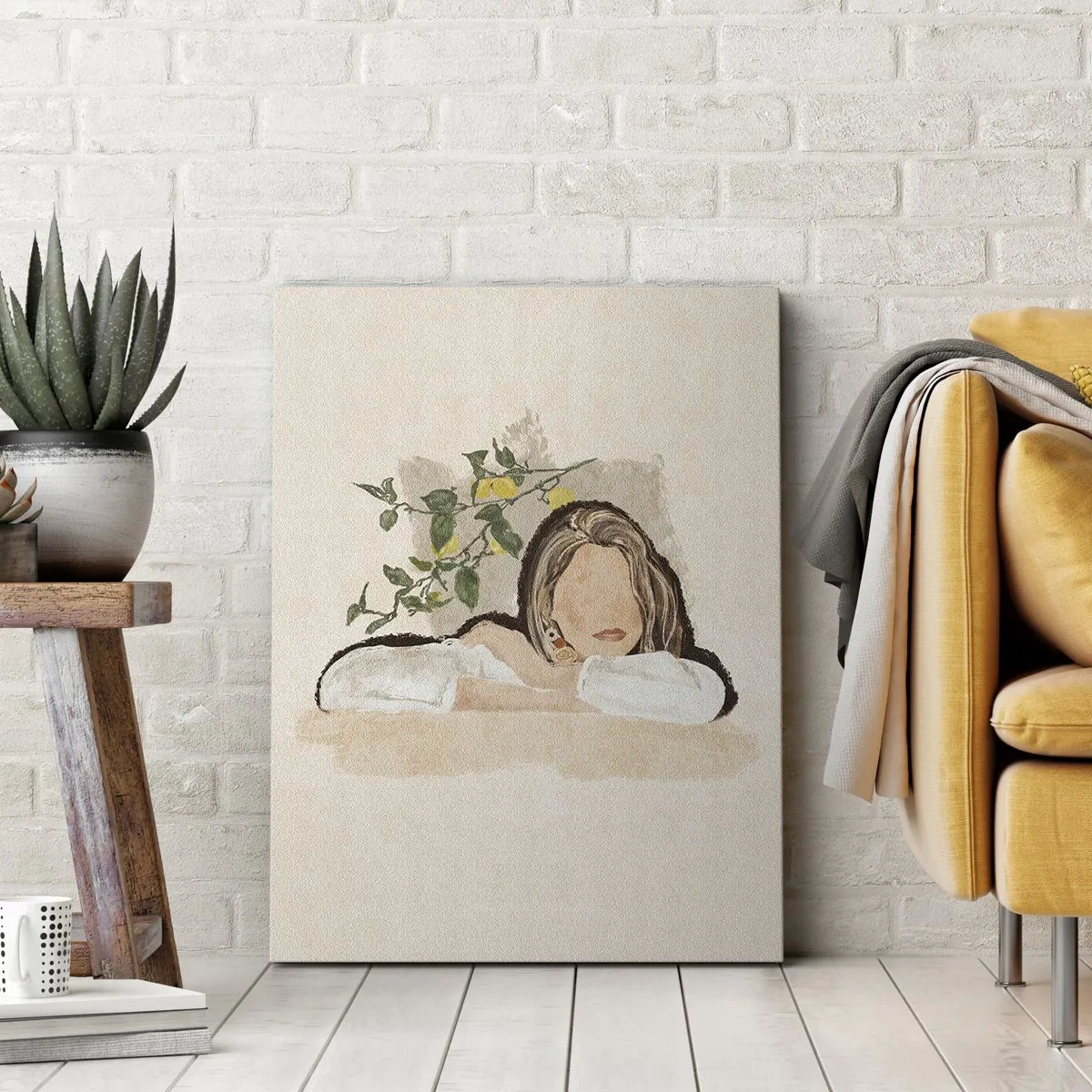 Lærredstryk - Billede på lærred - Sydstaternes skønhed - 55x100 cm